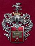 Emaliowany herb Radwan